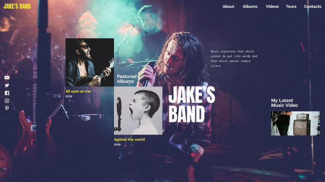 band - Music Band Website