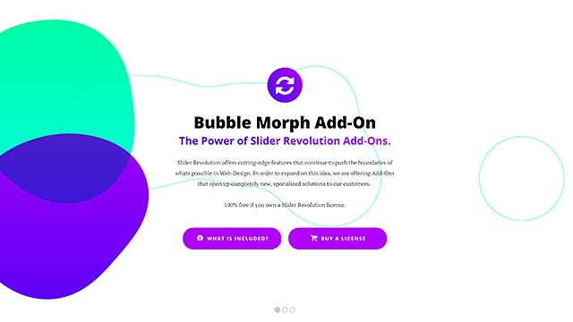 bubblemorph - Bubble Morph Effect Slider